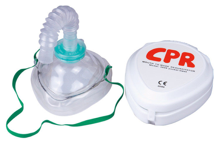 Entrenamiento del rescate de la emergencia del CPR del equipo de los primeros auxilios de la máscara de respiración del silicón del gel de silicona