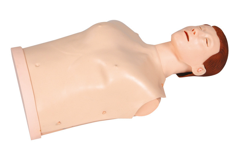 Tipo simple maniquíes de los primeros auxilios con las extremidades de la señal sonora, medias - maniquíes del entrenamiento del CPR del cuerpo