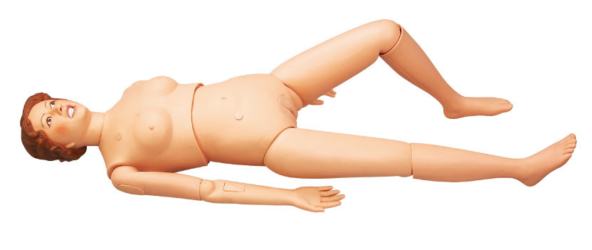 Modelo de entrenamiento completo de la hembra adulta del cuerpo del PVC del maniquí multifuncional avanzado del oficio de enfermera